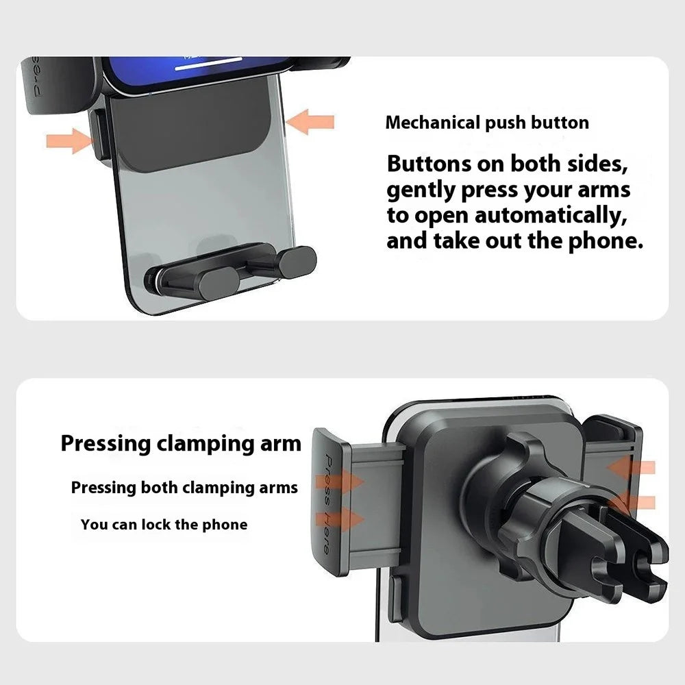 DUDAO F8Max Car Air Vent Mount 360 Degree Rotation Mobile Phone Holder Bracket - 6