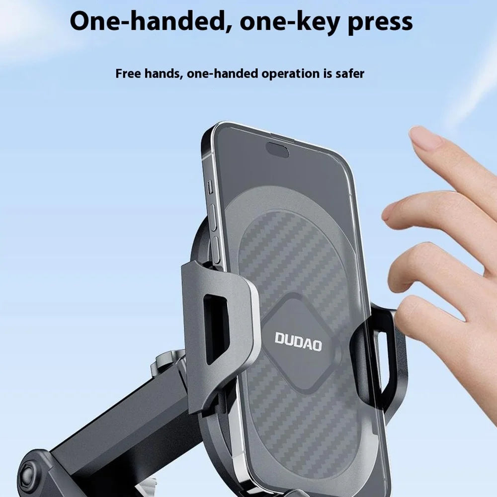 DUDAO F2s Extendable Arm Car Suction Cup Mount Mobile Phone Holder Bracket for Windshield Dashboard - 6