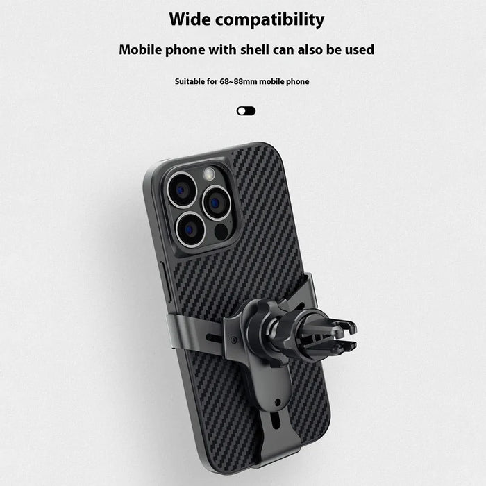 DUDAO F7S Adjustable Angle Gravity Clamp Car Air Vent Mount Phone Holder Bracket - 5