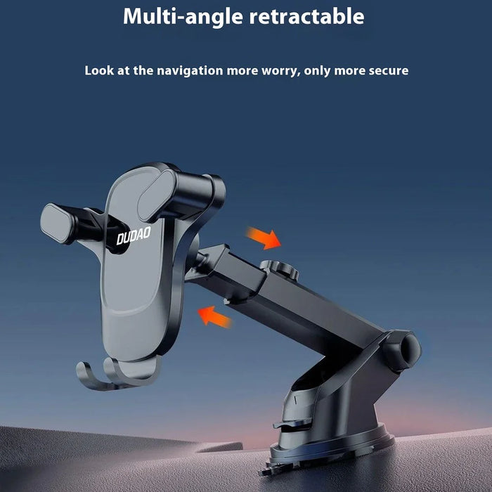 DUDAO F5Pro+ Nano Suction Cup Mount Anti-Shake Triangular Car Phone Holder Bracket - 6