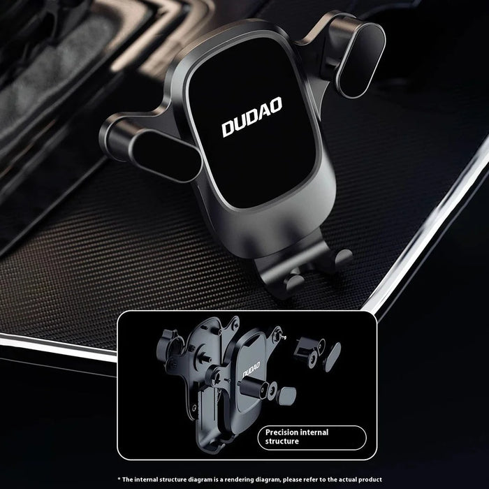 DUDAO F5Pro+ Nano Suction Cup Mount Anti-Shake Triangular Car Phone Holder Bracket - 7
