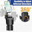 2-in-1 Car Cup Holder Expander 360 Degree Rotating Phone Mount for for Drink Bottles - 4