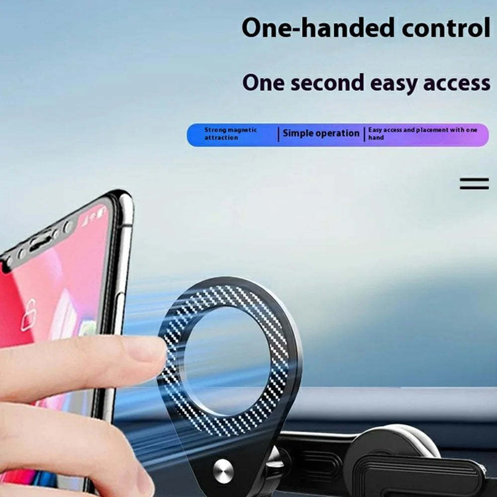 158D For Tesla Model Y / 3 Screen Mount Expansion Bracket 360 Degree Rotation Magnetic Phone Holder - 3