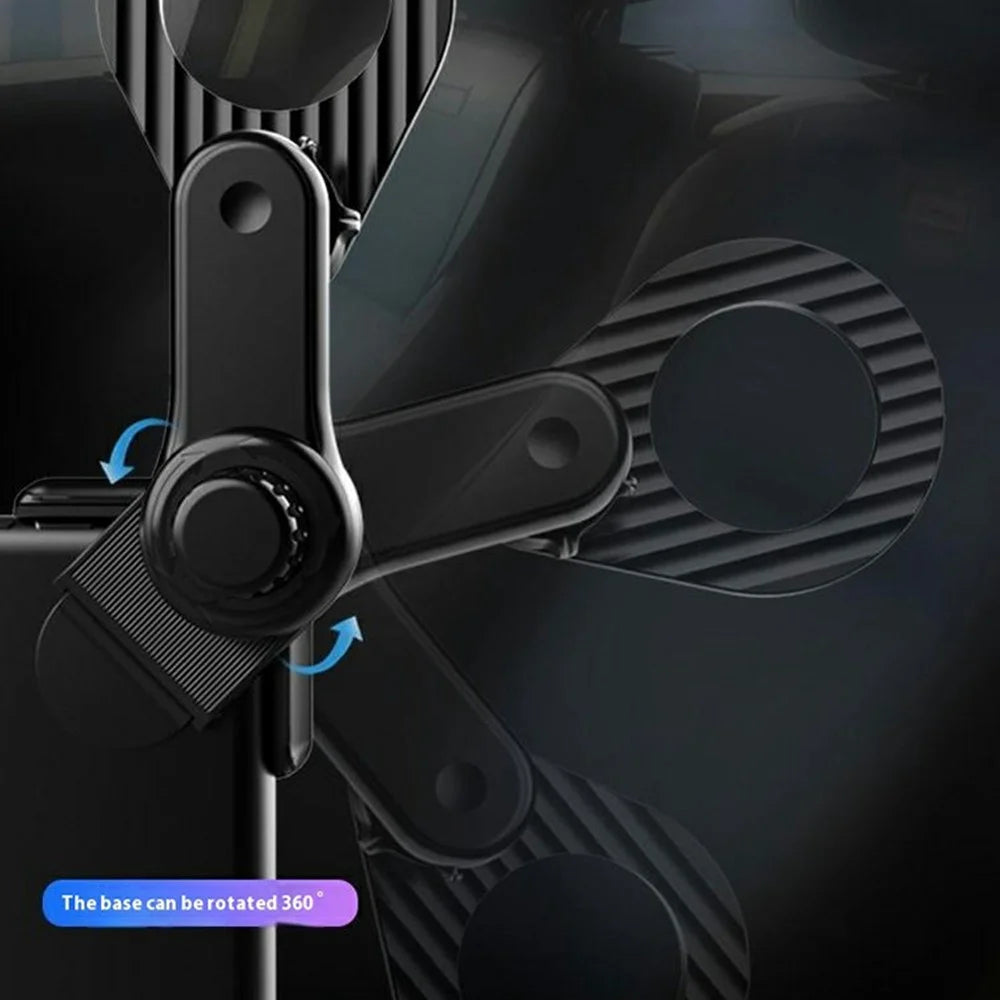 158D For Tesla Model Y / 3 Screen Mount Expansion Bracket 360 Degree Rotation Magnetic Phone Holder - 4