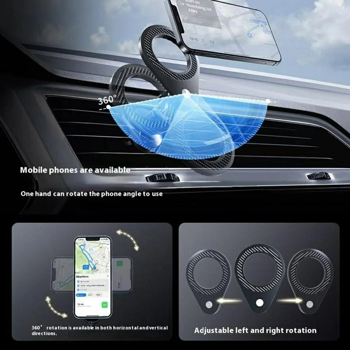 158E Car Air Vent Hook Mount 360 Degree Rotating Cell Phone Bracket - 3