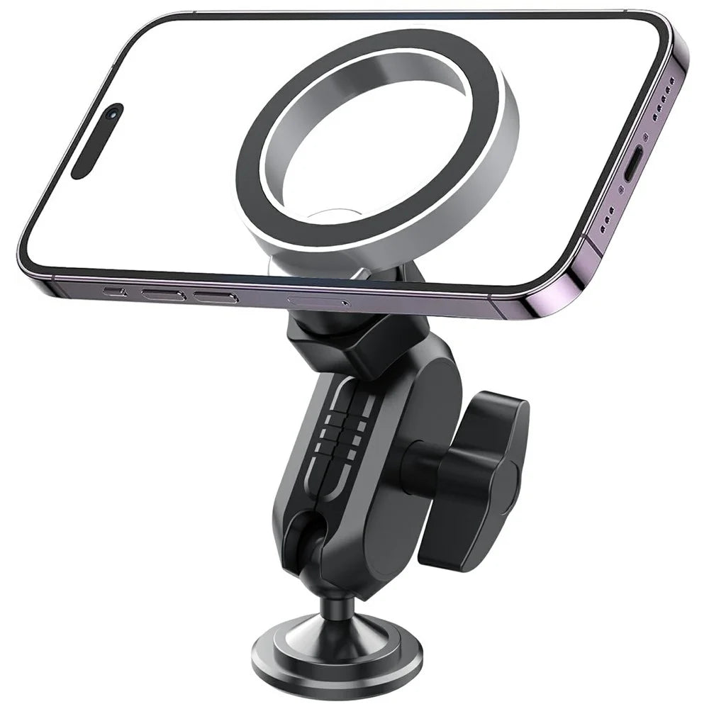 159A Adhesive Base Magnetic Car Dashboard Mount Phone Holder Bracket with 360 Degree Rotation - 1