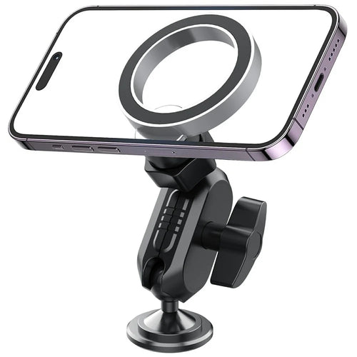 159A Adhesive Base Magnetic Car Dashboard Mount Phone Holder Bracket with 360 Degree Rotation - 1