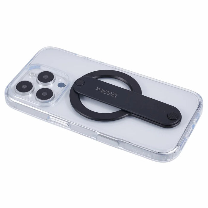 X-LEVEL Magnetic Ring Holder for Cell Phone Back Kickstand with Finger Strap - 4