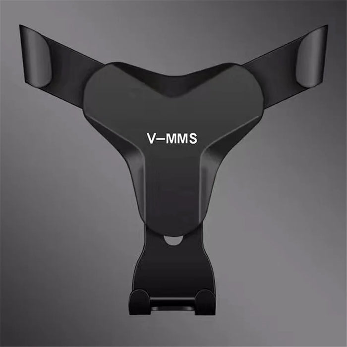 V-MMS Car Air Outlet Mount Gravity Phone Holder Y-Shape Air Vent Cellphone Bracket - Black - 2