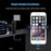 V-MMS Car Air Outlet Mount Gravity Phone Holder Y-Shape Air Vent Cellphone Bracket - Black - 5