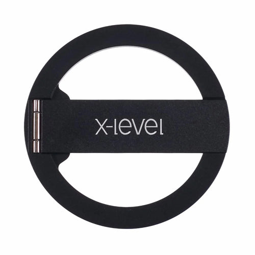 X-LEVEL Magnetic Ring Kickstand Phone Holder Horizontal Design - Black - 1