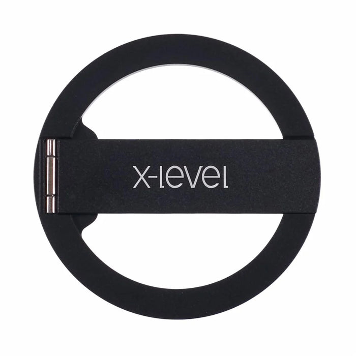 X-LEVEL Magnetic Ring Kickstand Phone Holder Horizontal Design - Black - 1