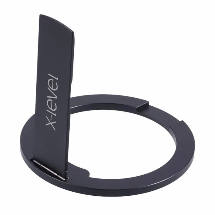 X-LEVEL Magnetic Ring Kickstand Phone Holder Horizontal Design - Black - 3