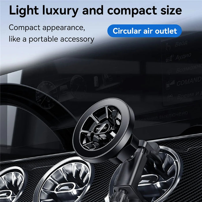YESIDO C221 Car Mount Holder Circular Air Vent Compatible Stand Rotatable Adjustable Diameter - 3