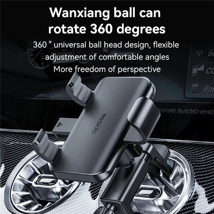 YESIDO C240 Car Phone Holder Rotatable Air Vent Mount for Mercedes Benz - 4