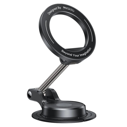 YESIDO C218 Compitable with Magsafe Car Phone Mount Stand Dual Axis Folding 360 Degree Rotating Magnetic Holder - 1