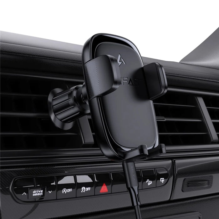 ACEFAST D48 Car Vent Mount Wireless Charger Phone Holder for 4.7-6.9 Inch Devices - 5