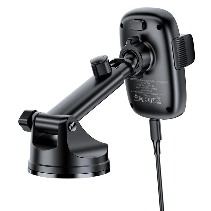 ACEFAST D49 Dashboard Wireless Charging Car Mount Press Type Holder For 4.7-6.9 Inch Phones 15W Fast Charge - 4