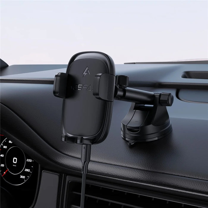 ACEFAST D49 Dashboard Wireless Charging Car Mount Press Type Holder For 4.7-6.9 Inch Phones 15W Fast Charge - 5