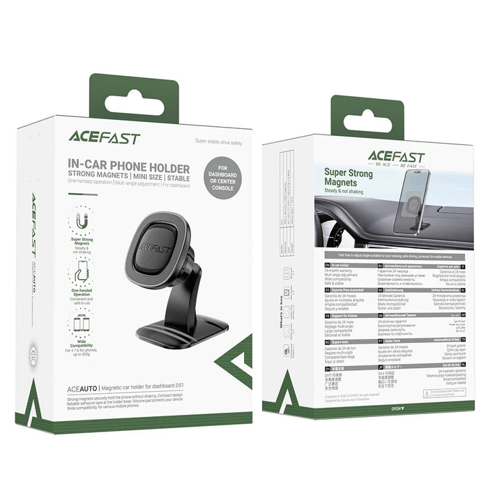 ACEFAST D51 Magnetic Car Mount Holder Dashboard Stand For Smartphones 4.7-6.9 Inch - 7