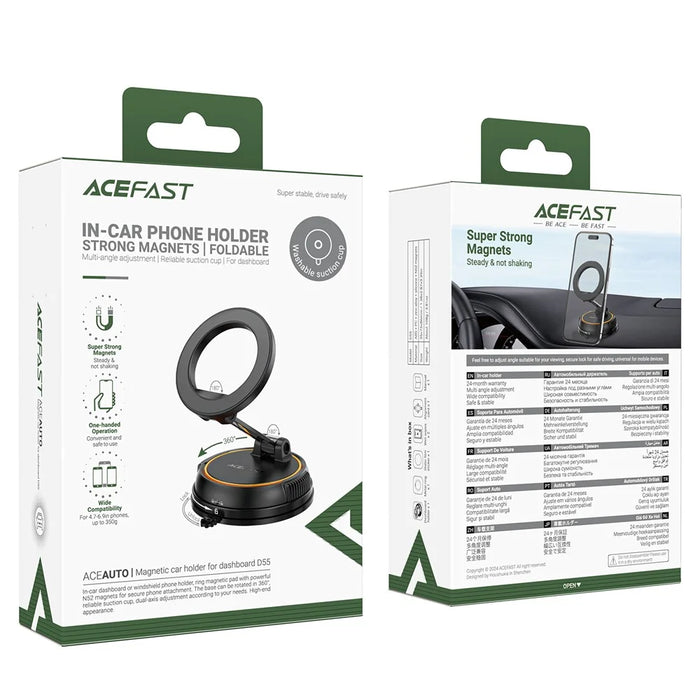 ACEFAST D55 Magnetic Car Mount Holder Rotation Windshield Dashboard Phone Stand for 4.7-6.9 Inch Phones - 7