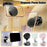 P1 Vacuum Suction Cup Phone Holder Magnetic Foldable Car Desktop Cellphone Stand - Black - 2