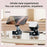 P1 Vacuum Suction Cup Phone Holder Magnetic Foldable Car Desktop Cellphone Stand - Black - 6