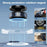 K009 Mechanical Vacuum Suction Magnetic Car Phone Mount 360 Degree Rotation Navigation Holder - Black - 6