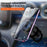 D1 Foldable Magnetic Car Dashboard Phone Holder Universal Vacuum Suction Navigation Stand - Black - 4