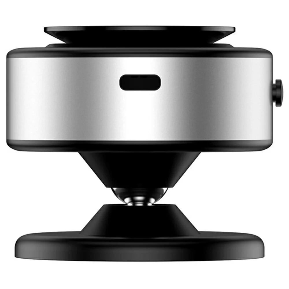 X11 Car Phone Magnetic Holder 15W Wireless Charging Vacuum Suction Rotatable Navigation Stand - Silver - 1
