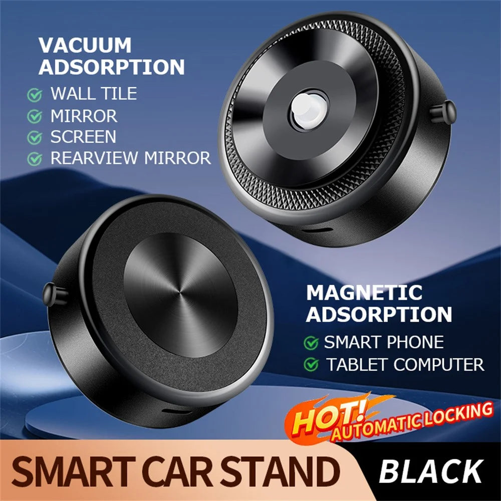 M8 Magnetic Car Phone Holder Electric Vacuum Suction Dashboard Cellphone Navigation Stand - Tarnish - 2