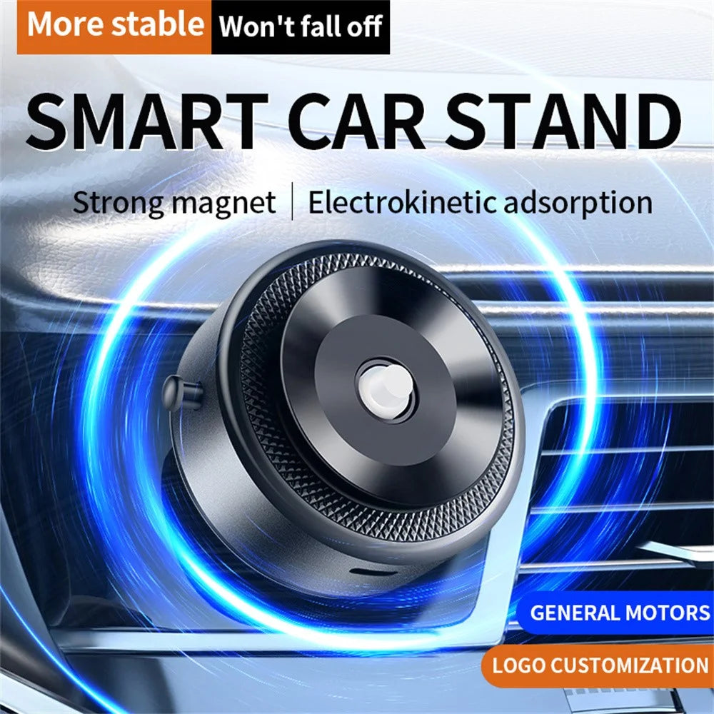 M8 Magnetic Car Phone Holder Electric Vacuum Suction Dashboard Cellphone Navigation Stand - Tarnish - 6