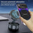 Q12 Universal Car Phone Holder Magnetic Foldable Suction Cup Adjustable Smartphone Navigation Stand - Silver - 4