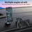 Q12 Universal Car Phone Holder Magnetic Foldable Suction Cup Adjustable Smartphone Navigation Stand - Silver - 5