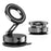 K11 Foldable Vacuum Magnetic Phone Stand Desktop Car Metal Cellphone Holder - Silver - 1