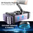 K11 Foldable Vacuum Magnetic Phone Stand Desktop Car Metal Cellphone Holder - Silver - 3