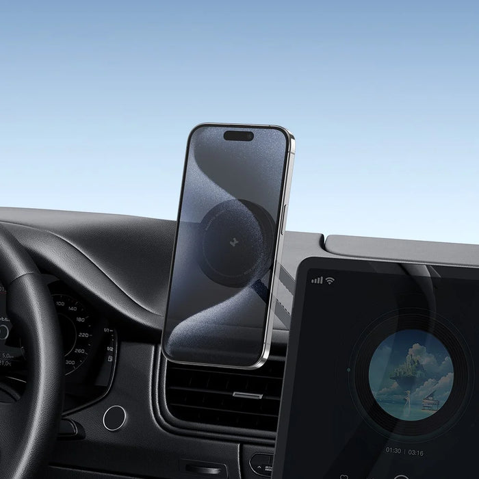 ROCK RPH1011 Q16 Pro Electric Suction Cup Magnetic Mount Phone Holder 360-Degree Rotation Strong Adhesion - 7
