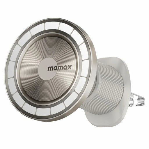 MOMAX 1-Move Relaxaire 2 In 1 Aroma Diffuser Magnetic Car Air Vent Mount Phone Holder Bracket - Titanium Gold - 1