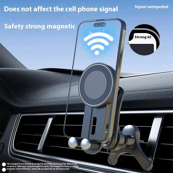 V004 Car Phone Holder Air Vent Mount Adjustable Angle Cellphone Bracket - 7