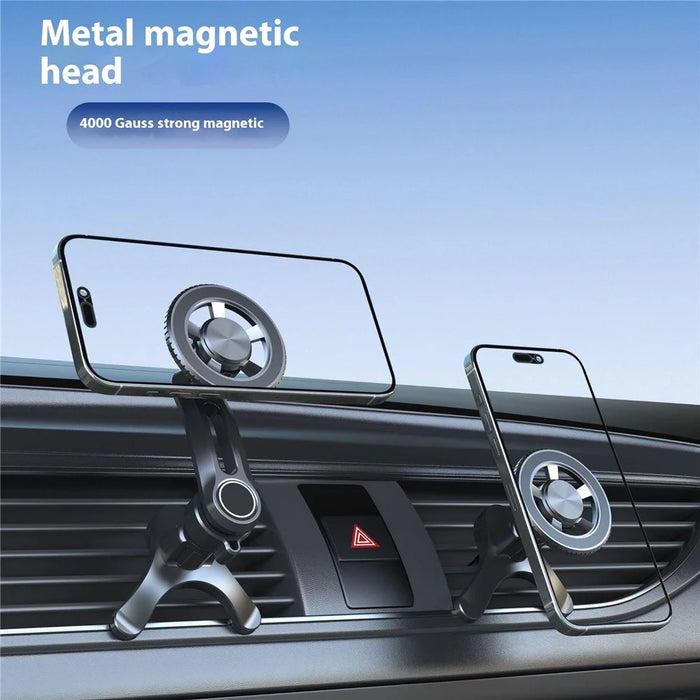 V005 Car Phone Mount 360 Degree Rotatable Air Vent Holder Bracket - Gear Type - 2