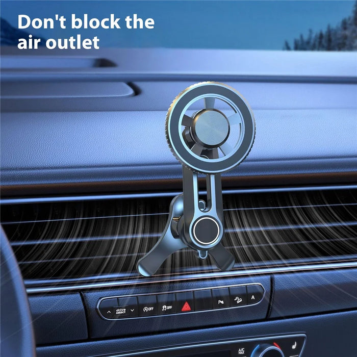 V005 Car Phone Mount 360 Degree Rotatable Air Vent Holder Bracket - Gear Type - 3