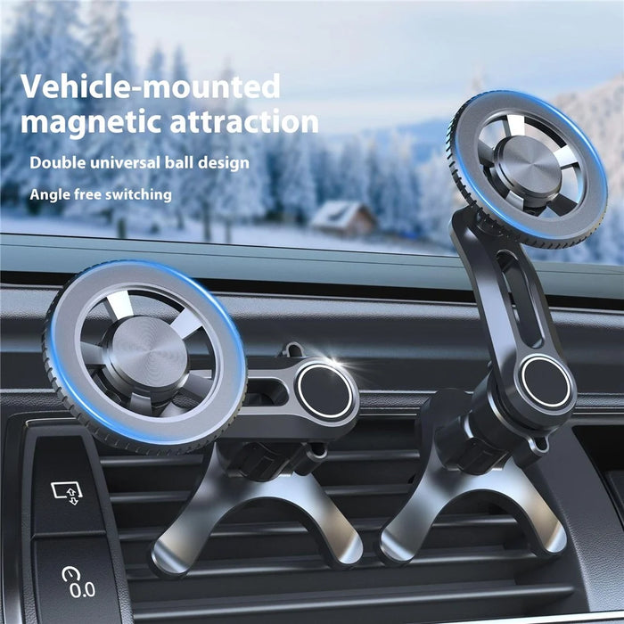 V005 Car Phone Mount 360 Degree Rotatable Air Vent Holder Bracket - Gear Type - 5