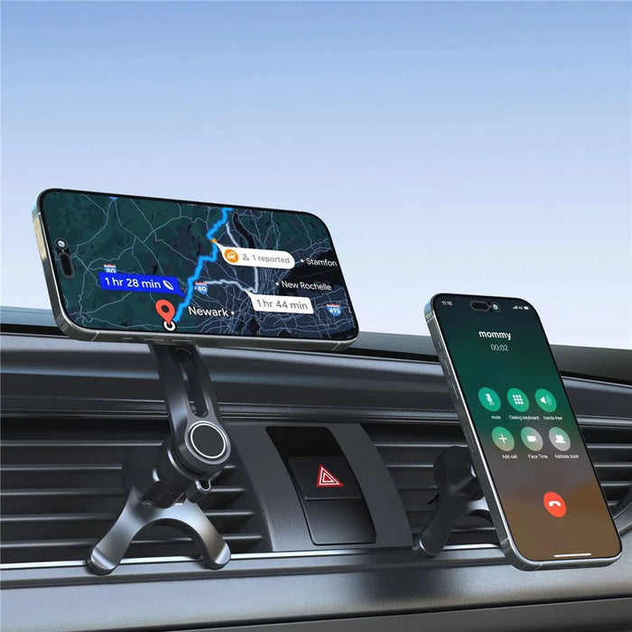 V005 Car Phone Mount 360 Degree Rotatable Air Vent Holder Bracket - Gear Type - 7