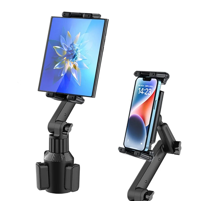 CUP-B18 Universal Car Cup Holder Mount Long Arm Bracket for Phone Tablet 4 - 12.9 Inch - 2