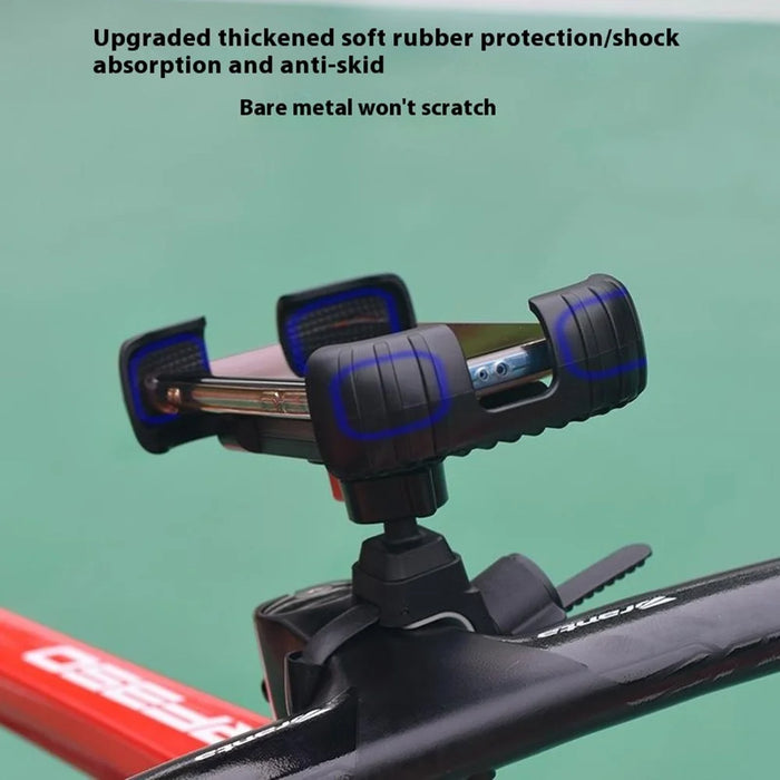 Z012 Motorcycle Bicycle Handlebar Phone Mount 360 Degree Rotation Adjustable Universal Cellphone Holder - 4