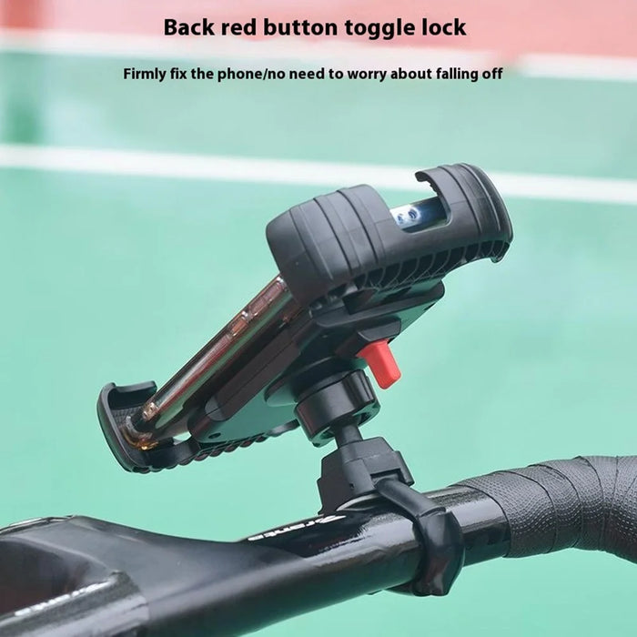 Z012 Motorcycle Bicycle Handlebar Phone Mount 360 Degree Rotation Adjustable Universal Cellphone Holder - 5