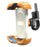 Z012 Motorcycle Bicycle Handlebar Phone Mount 360 Degree Rotation Universal Cellphone Holder - Orange - 1