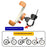 Z012 Motorcycle Bicycle Handlebar Phone Mount 360 Degree Rotation Universal Cellphone Holder - Orange - 5