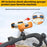 Z012 Motorcycle Bicycle Handlebar Phone Mount 360 Degree Rotation Universal Cellphone Holder - Orange - 6