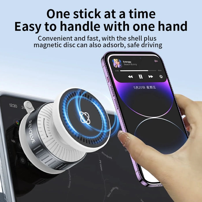 Z3 Car Phone Holder Magnetic Suction Cup Dashboard Mount Multi-Functional Navigation Stand - 5